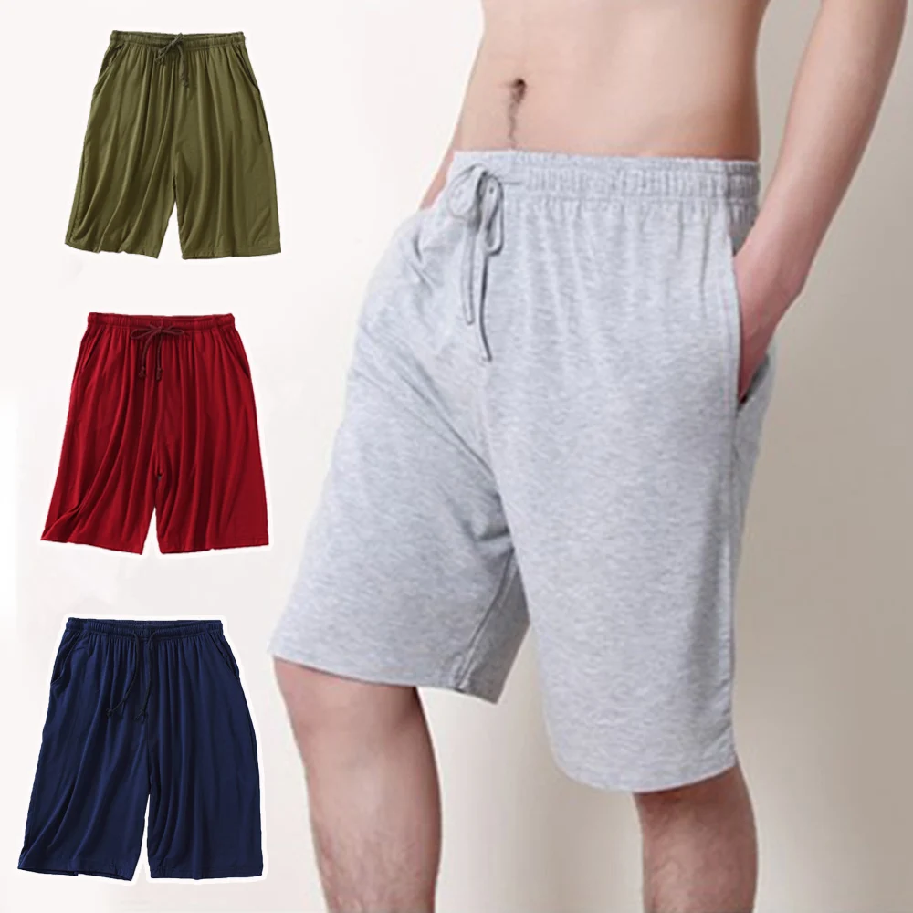 

Sleepwear High Quality Cotton Boxers Loose Shorts Mens Soft Underwear Panties Lounge Wear Casaul Boxer Shorts Pouch Underpants