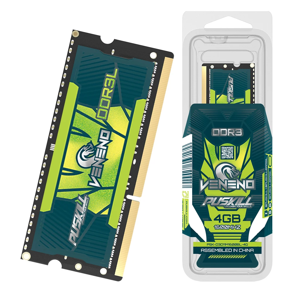Laptop Ram Memory Notebook Ram Memory Laptop Memory Module PUSKILL Laptop Memory Ram DDR3 DDR3L 204pin 4GB 2GB 8GB 1600MHz 1333MHz Notebook Memoria