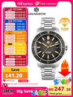 San Martin 2025 New Upgraded Version 40mm Dive Watch Men Original Design NH35 Automatic Mechanical Waterproof 200m SN0118 1