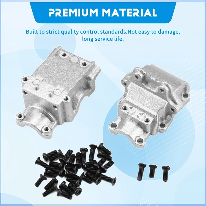 T23C Metal Wave Box Gear Box Upper And Lower Cover 144001-1254 For 1/14 Wltoys 144001 RC Car Spare Parts