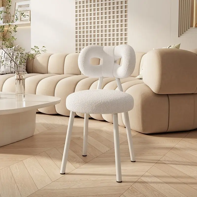 

Internet celebrity makeup chair, cream style designer style, detachable and washable, simple and modern bedroom, high-end