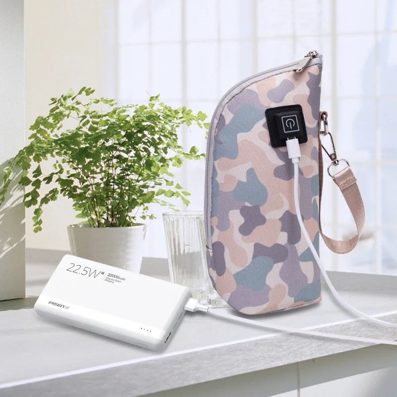 

Portable Car Travel Bottle Warmer USB Milk Heat Keeper Baby Bottle Warmer with USB Data Cables Infant Bottle for Indoor,Outdoor
