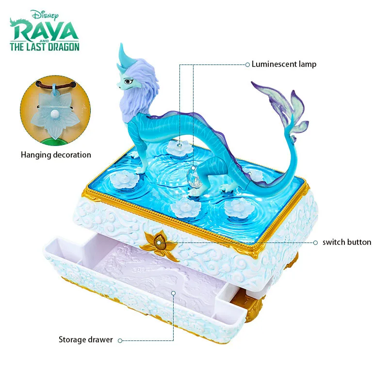 Boite à bijoux Dragon Sisu Princesse Raya