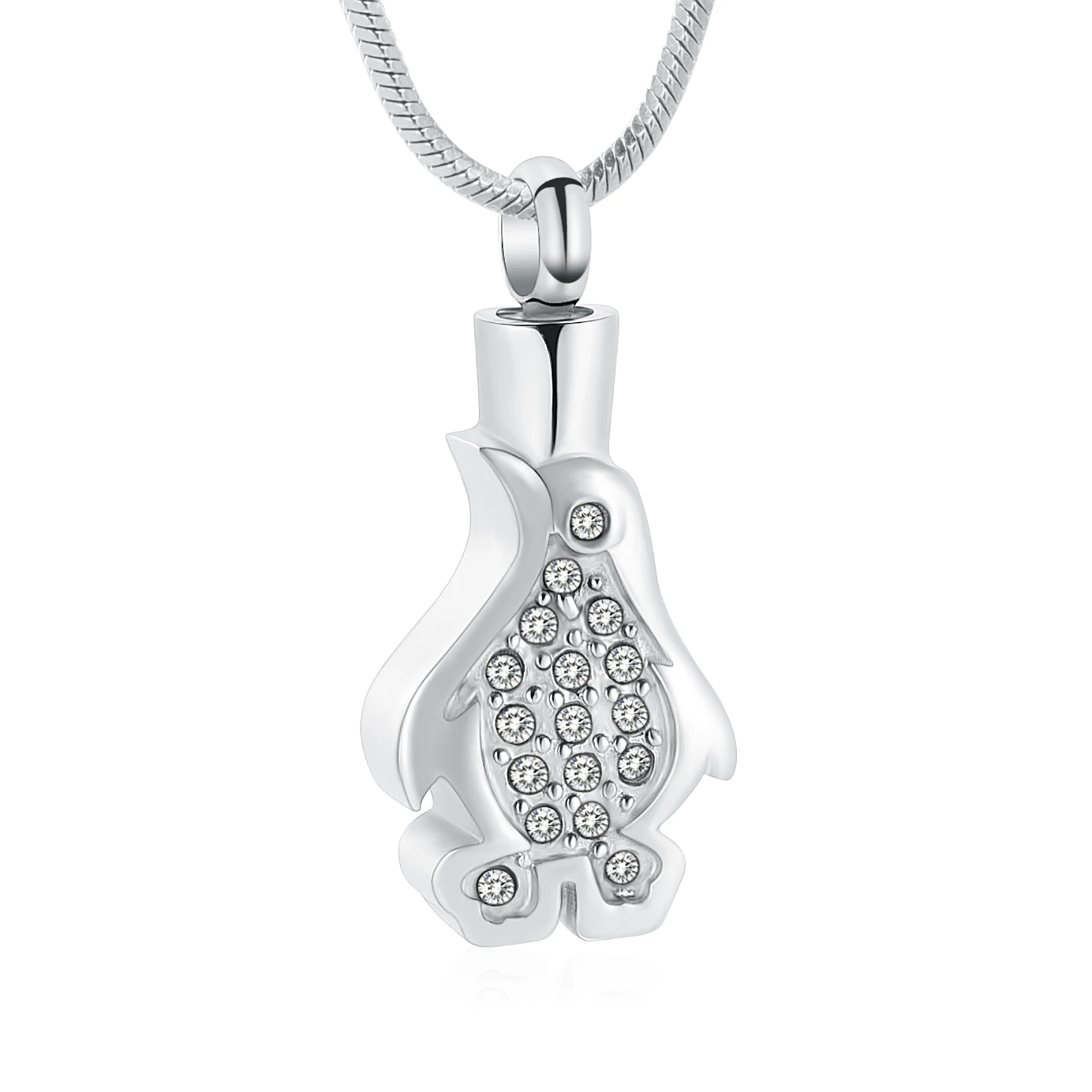 LovelyPenguinCremationJewelryforAshesMemorialUrnNecklacesAshes