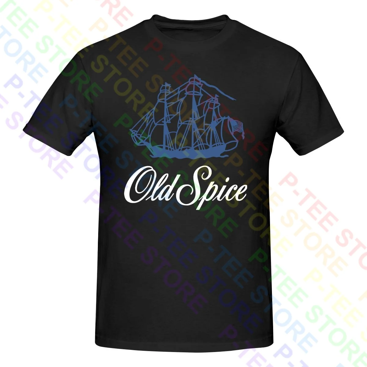 Old Spice Retro Cologne Ship Clipper Deodorante Nautico Aftershave Sailb Shirt T-Shirt Tee Migliore Novità