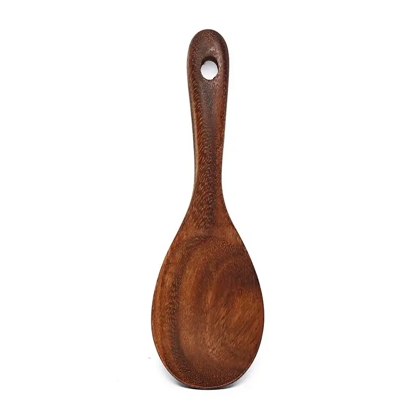 Wooden Spoon Wooden Cooking Spoon Wooden Spoon Set Large Salad Dinner Serving Spoons Server Wood Fork Spoon Cutlery Set Wooden Utensils Tableware