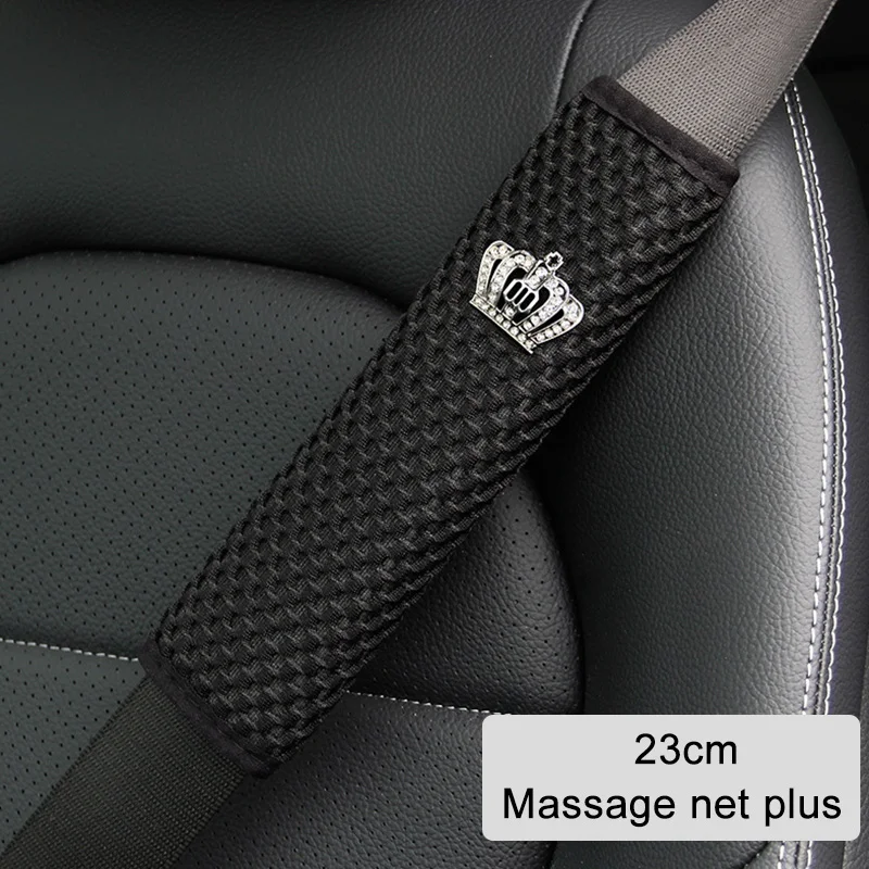 Car Seat Belt Shoulder Guard Padding Pad Massage Net Breathable Four Seasons 23 30 50 75cm Car Interior Accessories seat belt protection seat belt covers seat belt protector safety belt shoulder guard