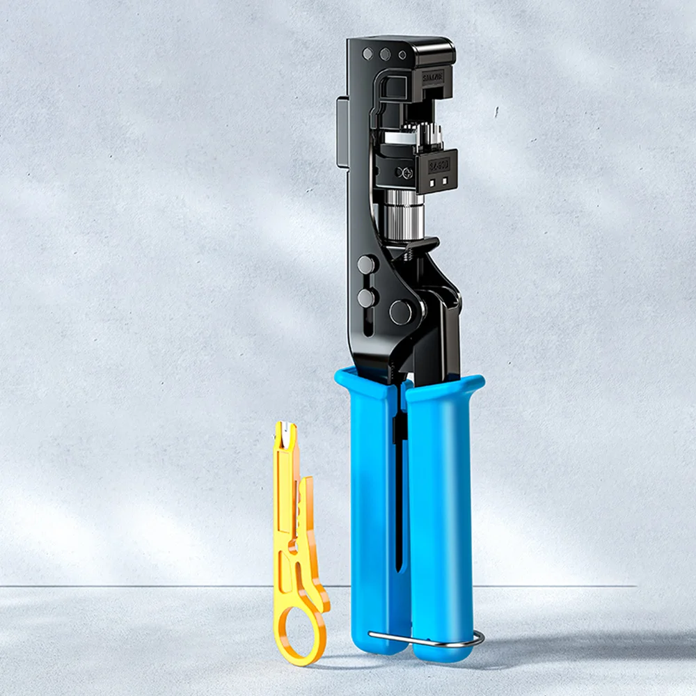 

Тип 5/6, сетевой модуль Φ, модуль 90 градусов, экономия трудозатрат на обжим проводов