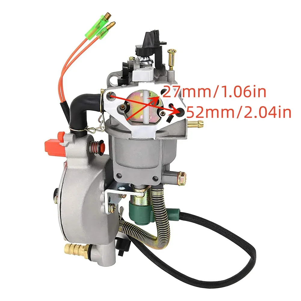 Dual Fuel Carburetor LPG NG Conversion Gas Generator For Honda GX390 188F Portable Gasoline Engine Electrical Equipment Parts