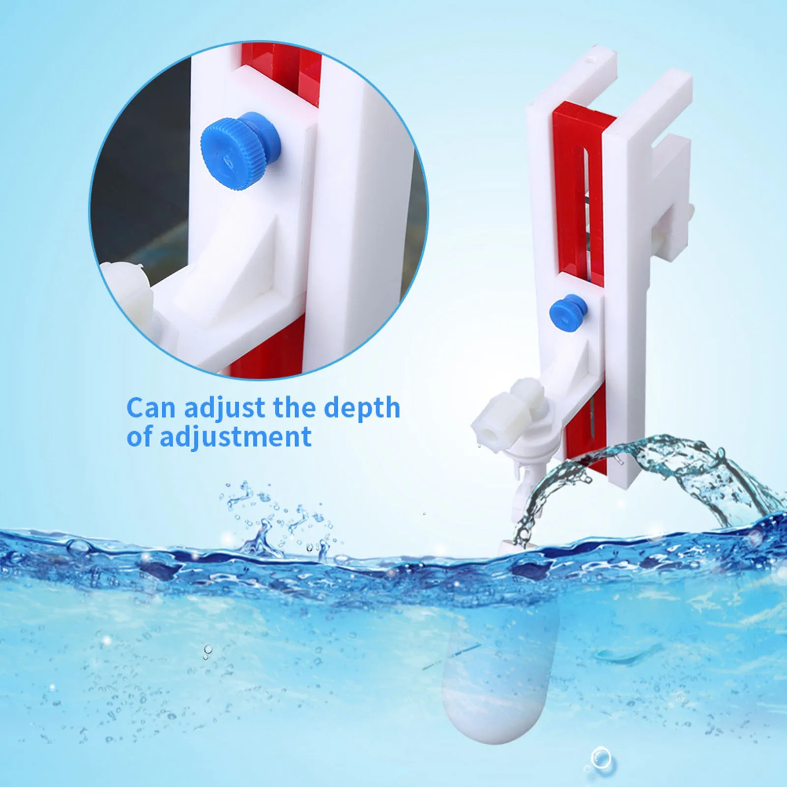 

Fish Tank Auto Water Filler with Holder Nonelectric Aquarium Plastic Water Level Controller Fish Tank Accessories