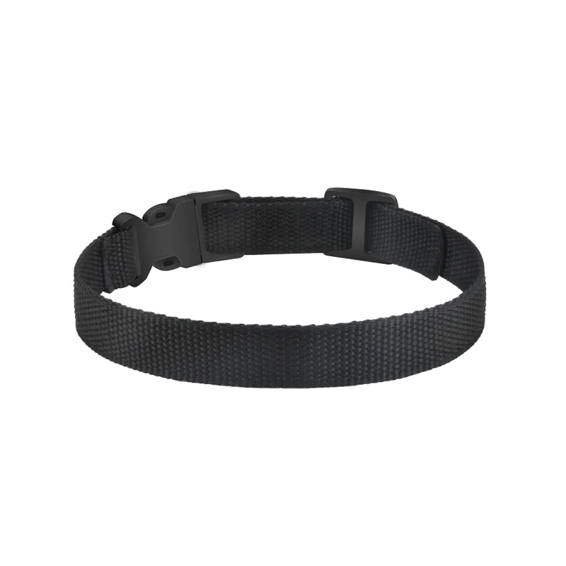 Black nylon collar Dog Strap Replacement Collar Personalized Pet Dog Cat Collars Fashion Necklace Styles dog replacement collar
