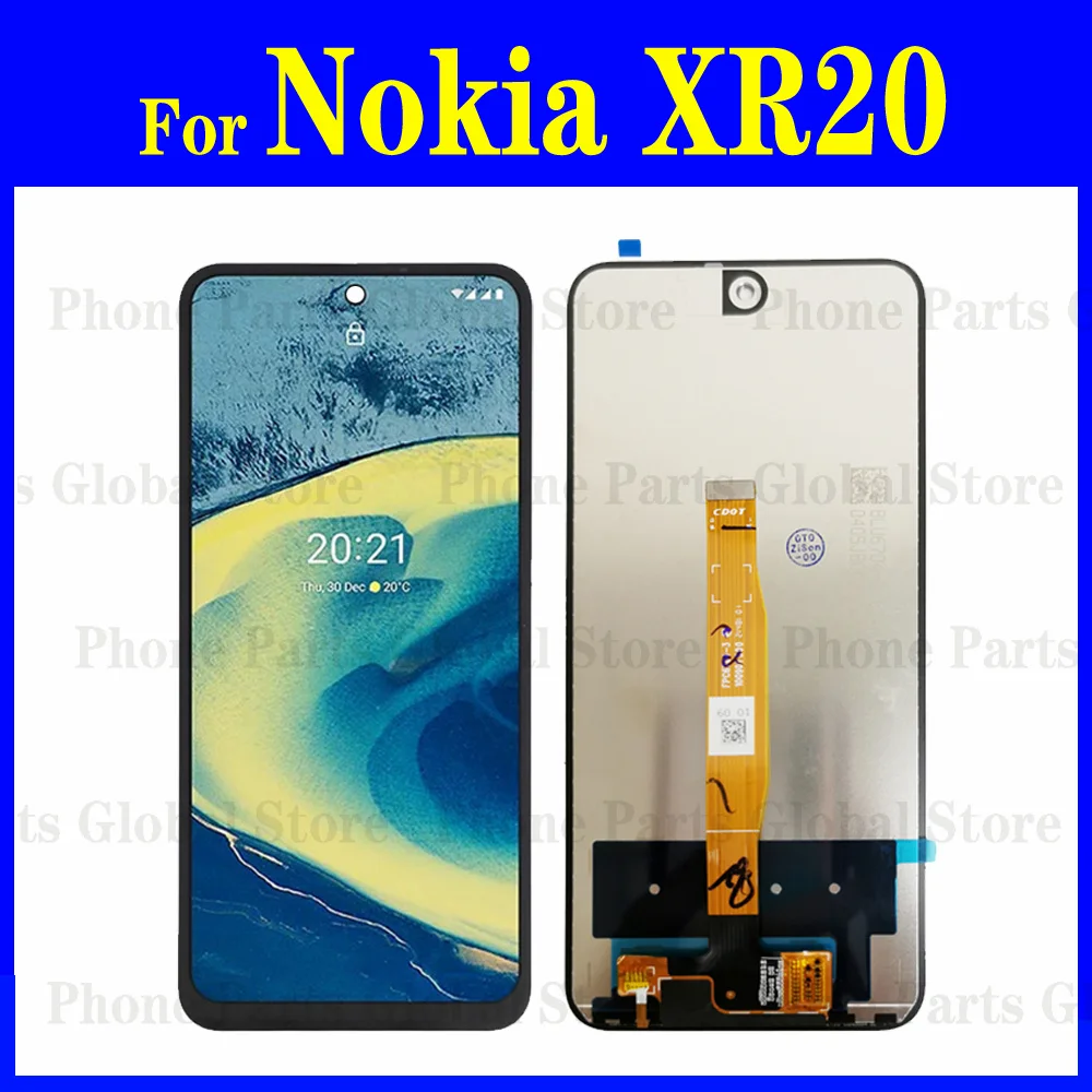 6.67 "Per Nokia Xr20 Lcd Con Cornice Ta-1368 Ta-1362 Display Lcd Touch Digitizer Assembly Per Nokia Xr20 Sostituzione