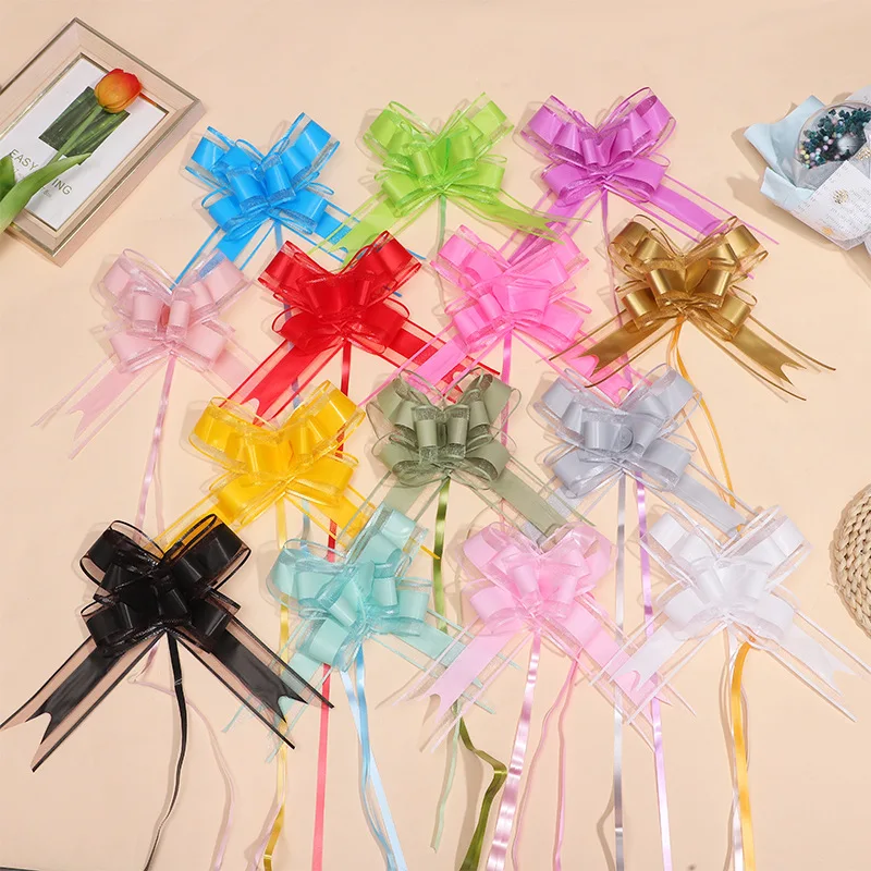 1020pcs5cmBeautifulPullBowRibbonGiftPackingflowerbowBowknot
