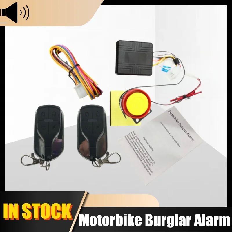 Universal Alarm Systems For Motorcycle Anti-Theft Protection Remote Activation Motorbike Alarm Accessories With Remote Control 4 24 pcs lot 19 65mm furniture sliding pad with screw table and chair foot mobile corner crash floor protection