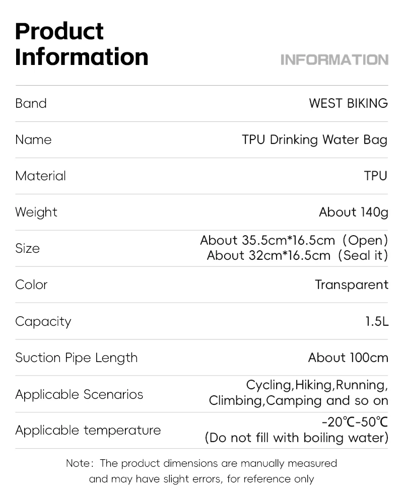 WEST BIKING 7L Hydrationsrucksack, leicht, mit 1,5L Wasserblase, atmungsaktive Fahrradtasche für Laufen, Wandern, Outdoor-Sport – Detail 22