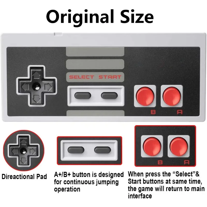 8-Bit Retro Classic Game Controller