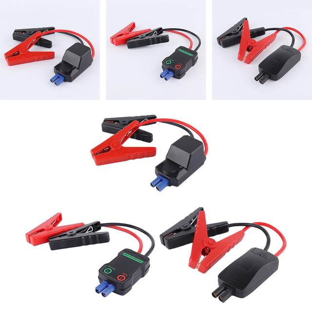 Generic Jump Starter Cable with Battery Clamps Replacement Connector Portable Car Jump Starter for Truck Travel Trailer Car