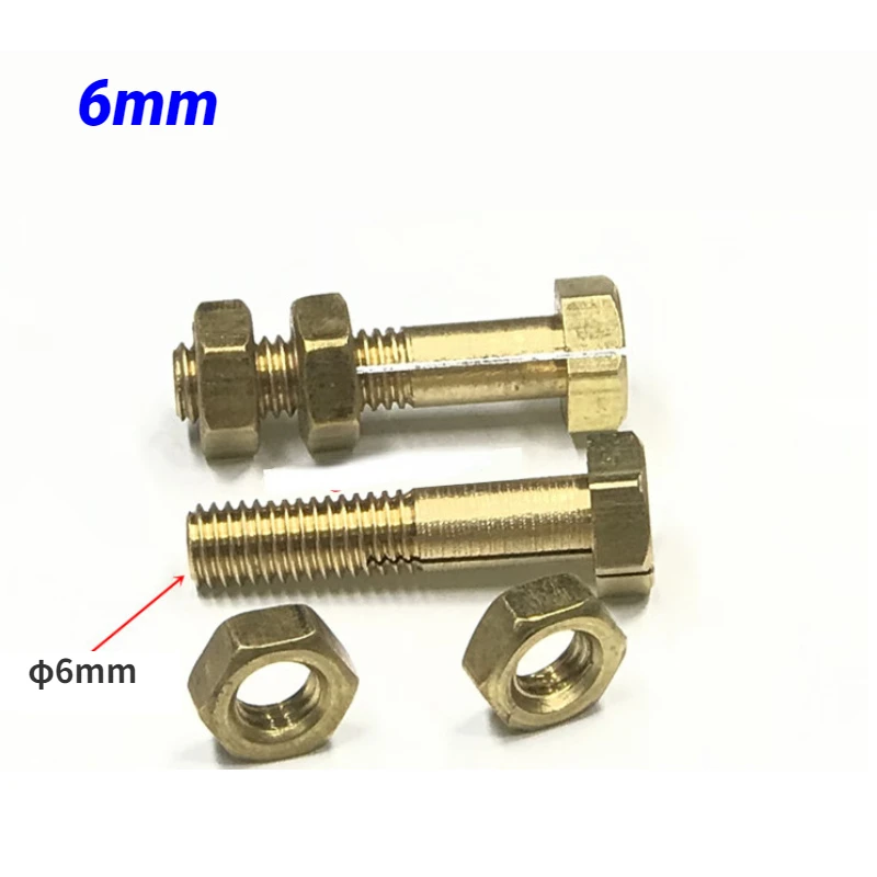 Vacuum machine packaging machine copper screws bolts Vacuum Sealer Heat Sealing Bar Brass Screw bolt 8mm M6 M8 Spare Parts 2pcs