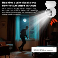 Caméra IP Fuers 4K 8MP, surveillance intérieure sans fil WiFi, fonctionne avec l'application Tuya Smart Home, suivi automatique, sécurité CCTV, moniteur pour bébé 3