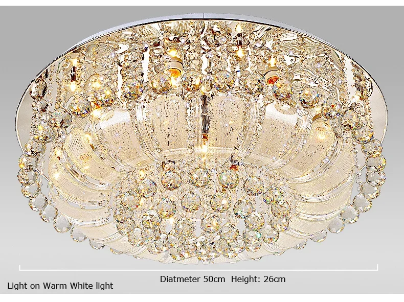 Creative LED Crystal ceiling light lamp Entrance ligts Hall light