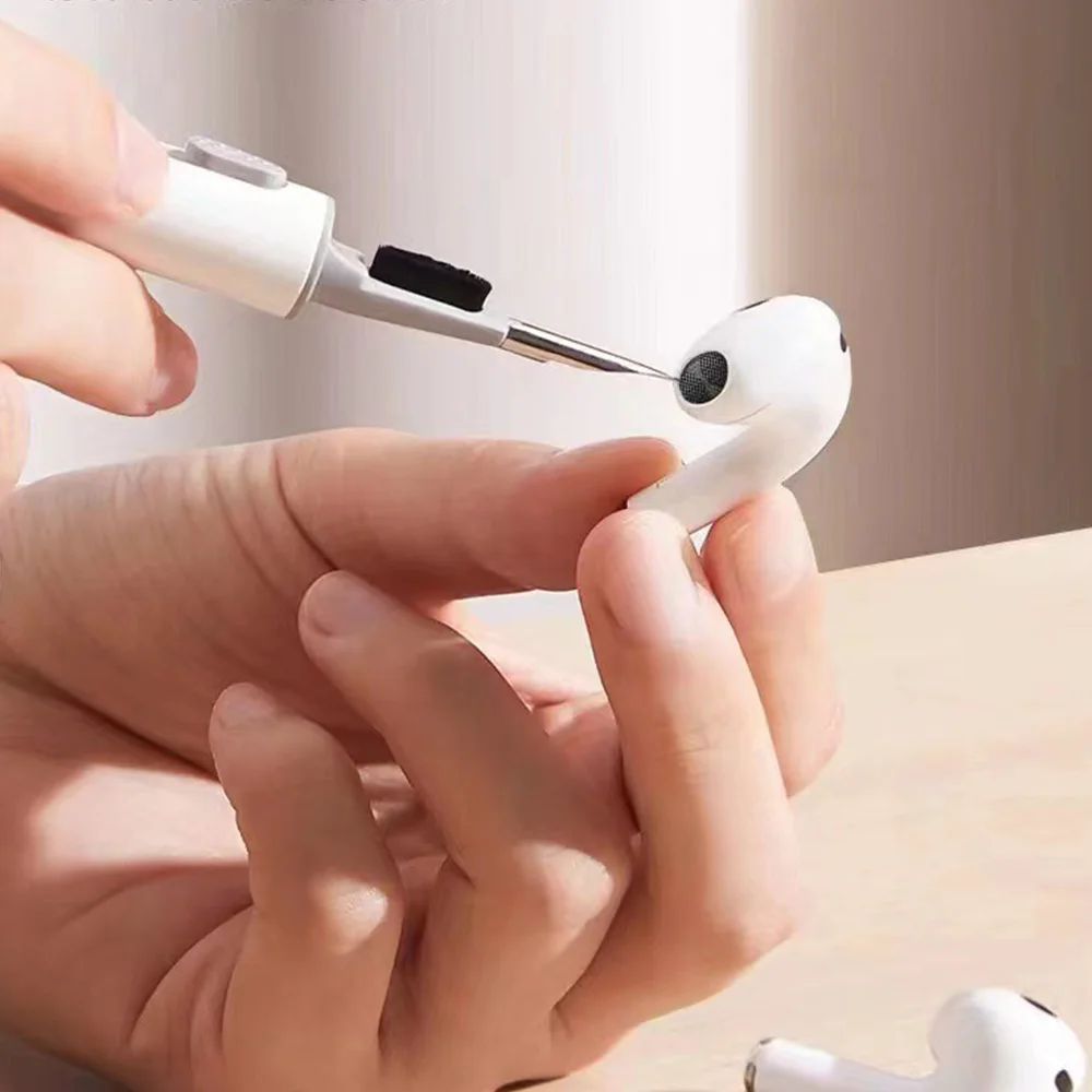 3 In 1 Earbuds Earphones Cleaner Kit Cleaning Pen Brush Headphone Case Cleaning Tools For Xiaomi For Huawei Dropshipping 4