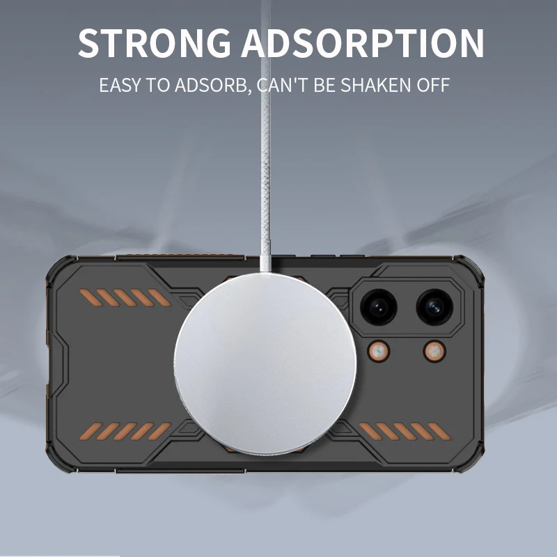 Magnetic Anti-Drop Heat Dissipation Hard Acrylic Case with Enhanced Protection