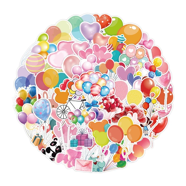 Hot Air Balloon Stickers Cute Washi Sticker Set Balloons Travel