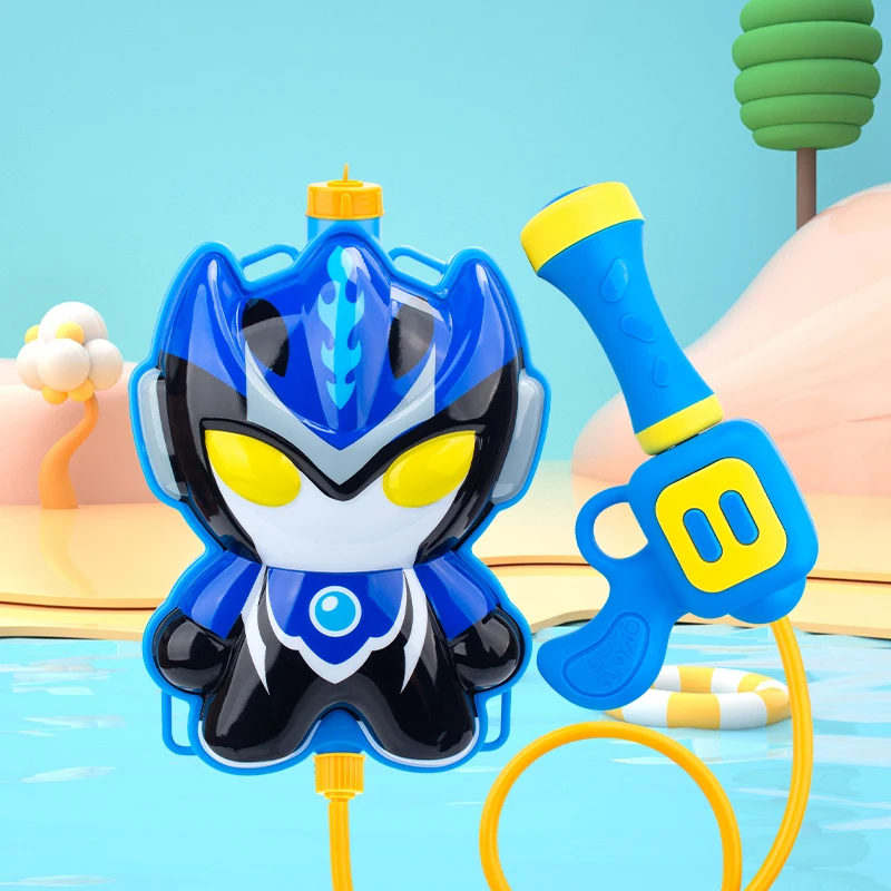 Pistola de água para crianças, brinquedos para respingos, mochila, pistola de água, verão, praia, luta de água, meninos, meninas, mochila, pistola de água, brinquedos de passeio c