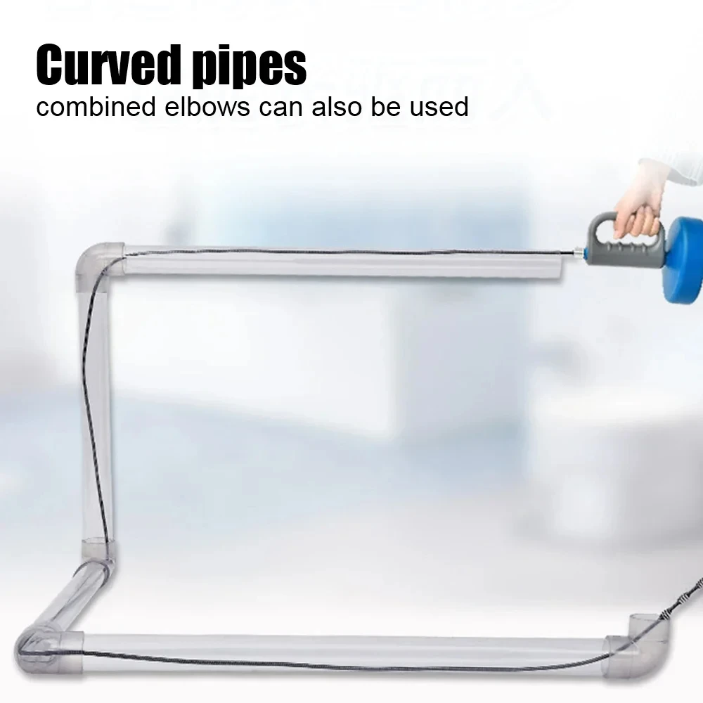 Drain Unblocker Toilet Sink Drain Unblocker Sewer Pipe Plunger 5/7/10 Meters Handheld Extendable Bathroom Kitchen Cleaning