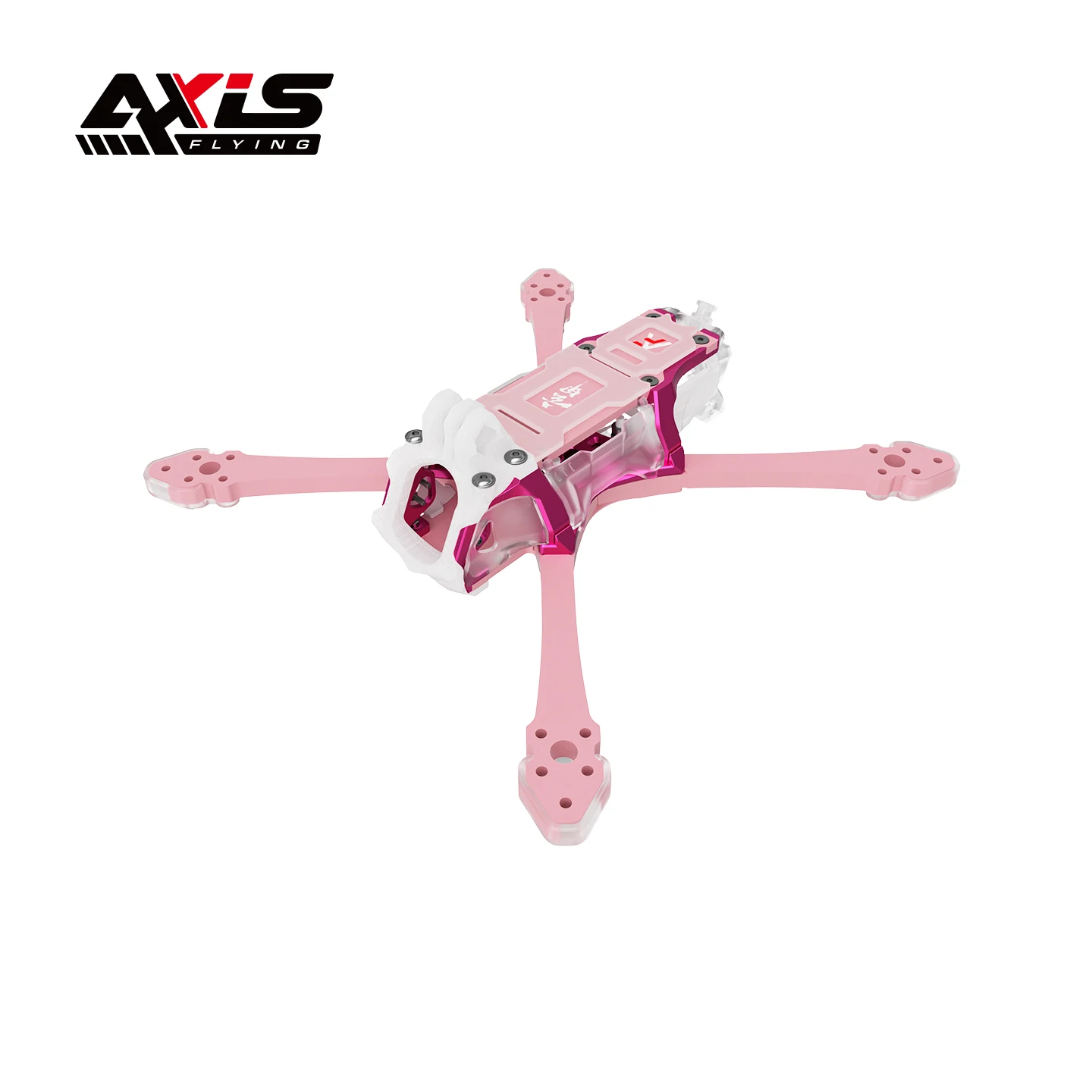 Axisflying BANDO 5 True X Frame Kit 5-дюймовый FPV рама для дрона для фристайла из углеродного волокна с ЧПУ из алюминия для гонок DIY Запчасти для радиоуправляемого дрона thumbnail 2