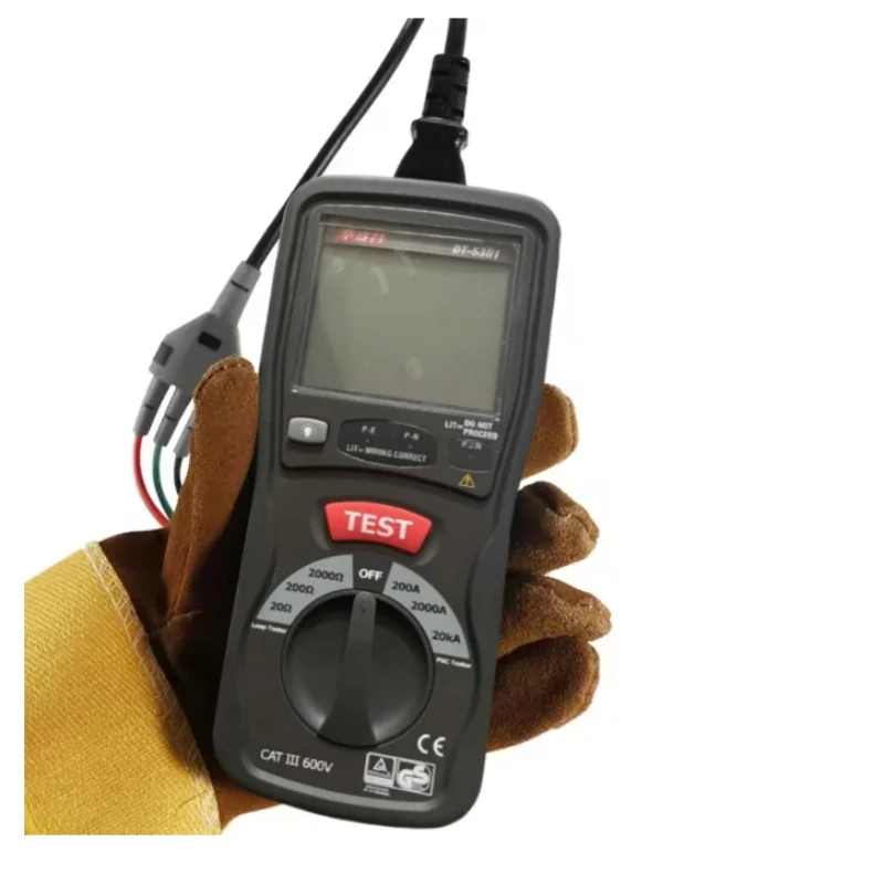 CEM 회로 저항 테스터 LOOP/PSC 테스터 회로 저항 측정기 DT5301