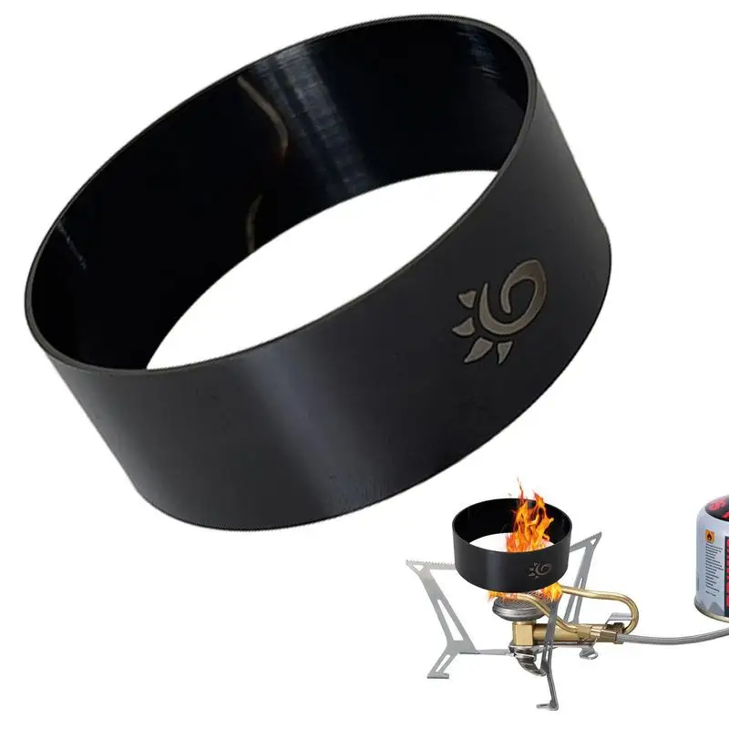 

Stainless Steel Camping Stove Windshield Stove Windscreen Portable Stove Windproof Ring Universal Outdoor Space