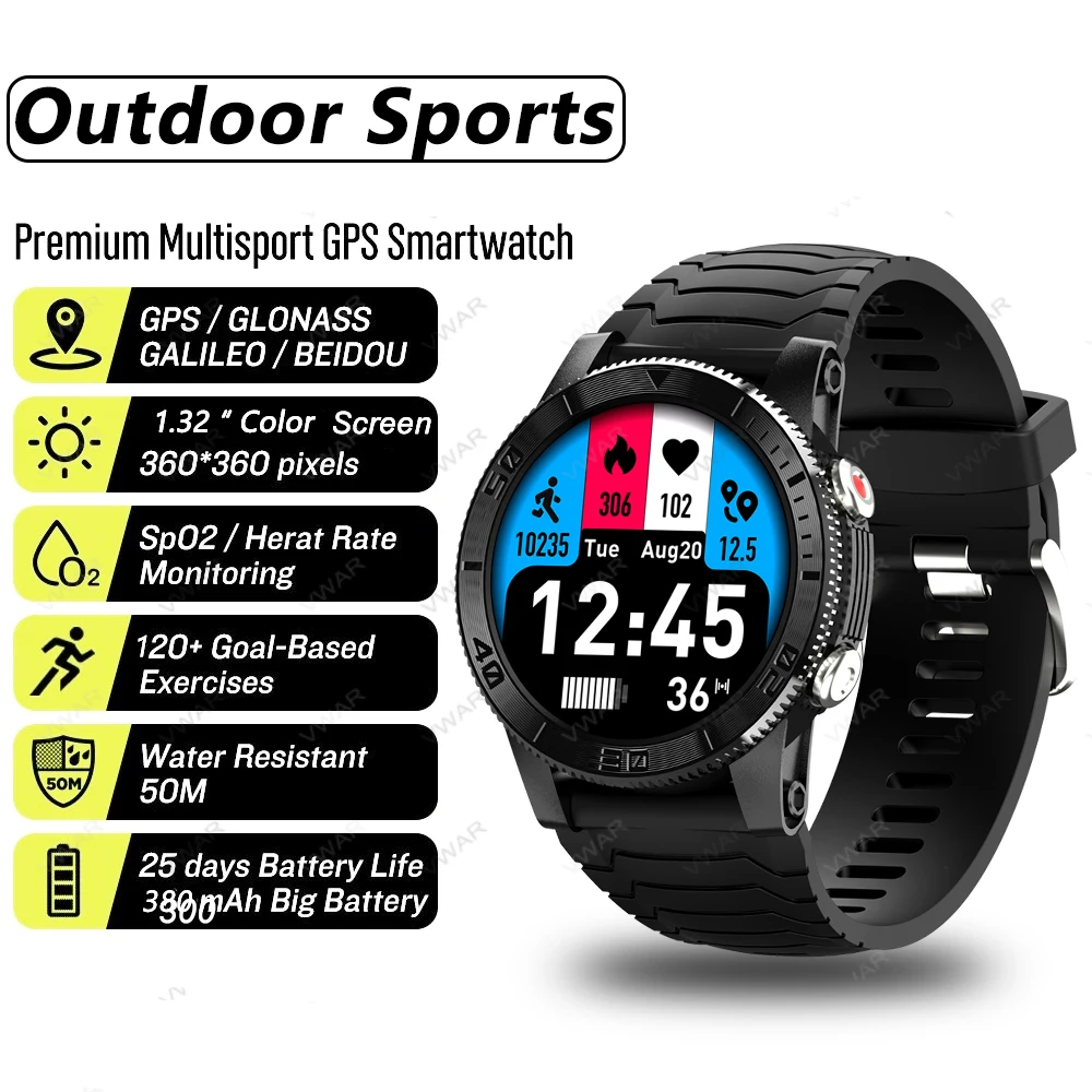 Smartwatch Gps Vo2max Smart Watch Vo2 Max Vo2 Max, 54 OFF