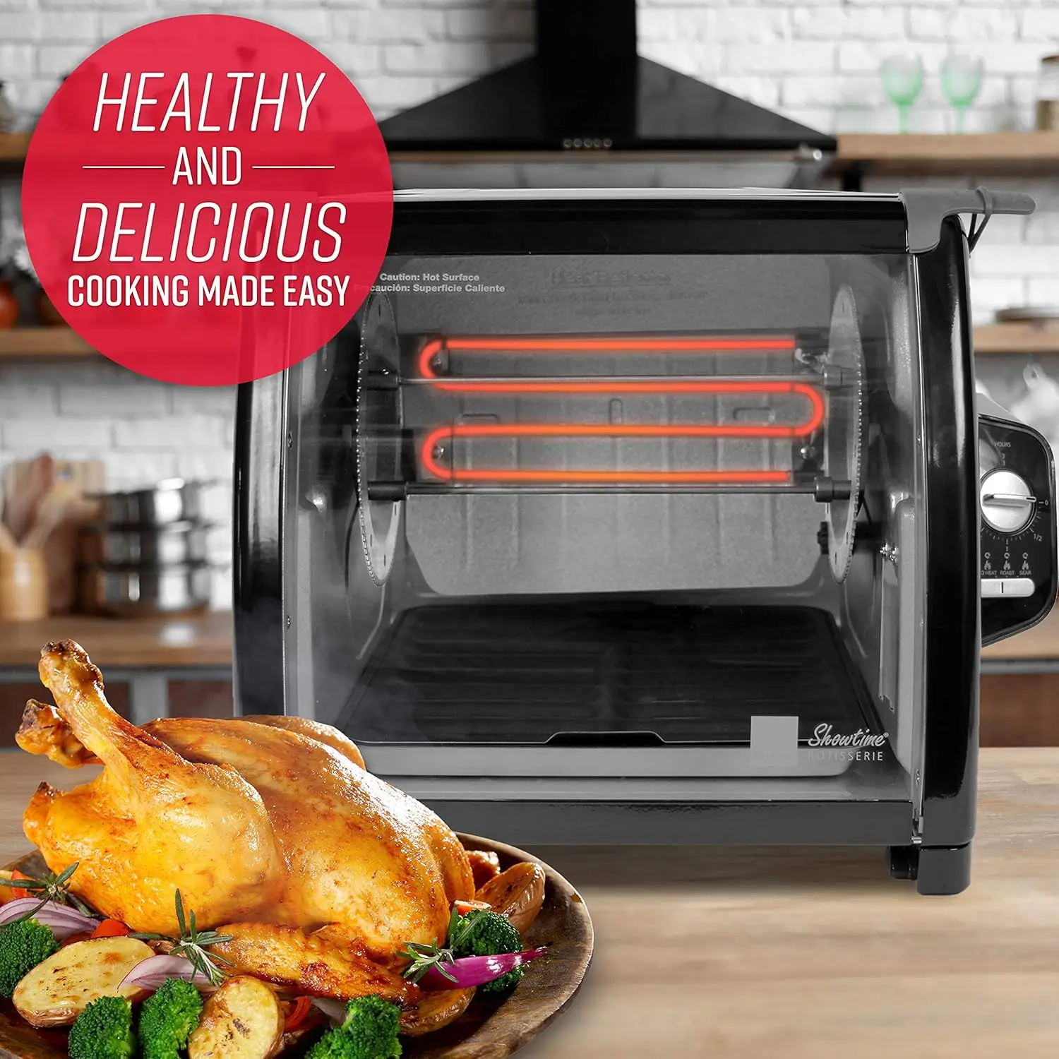 5500 Series Rotisserie Oven, Black 2