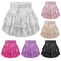 Vêtements de soirée de fête africaine pour femmes, Mini jupes plissées Sexy, taille haute, paillettes, Dashiki, vêtements africains, printemps été, 2024 1