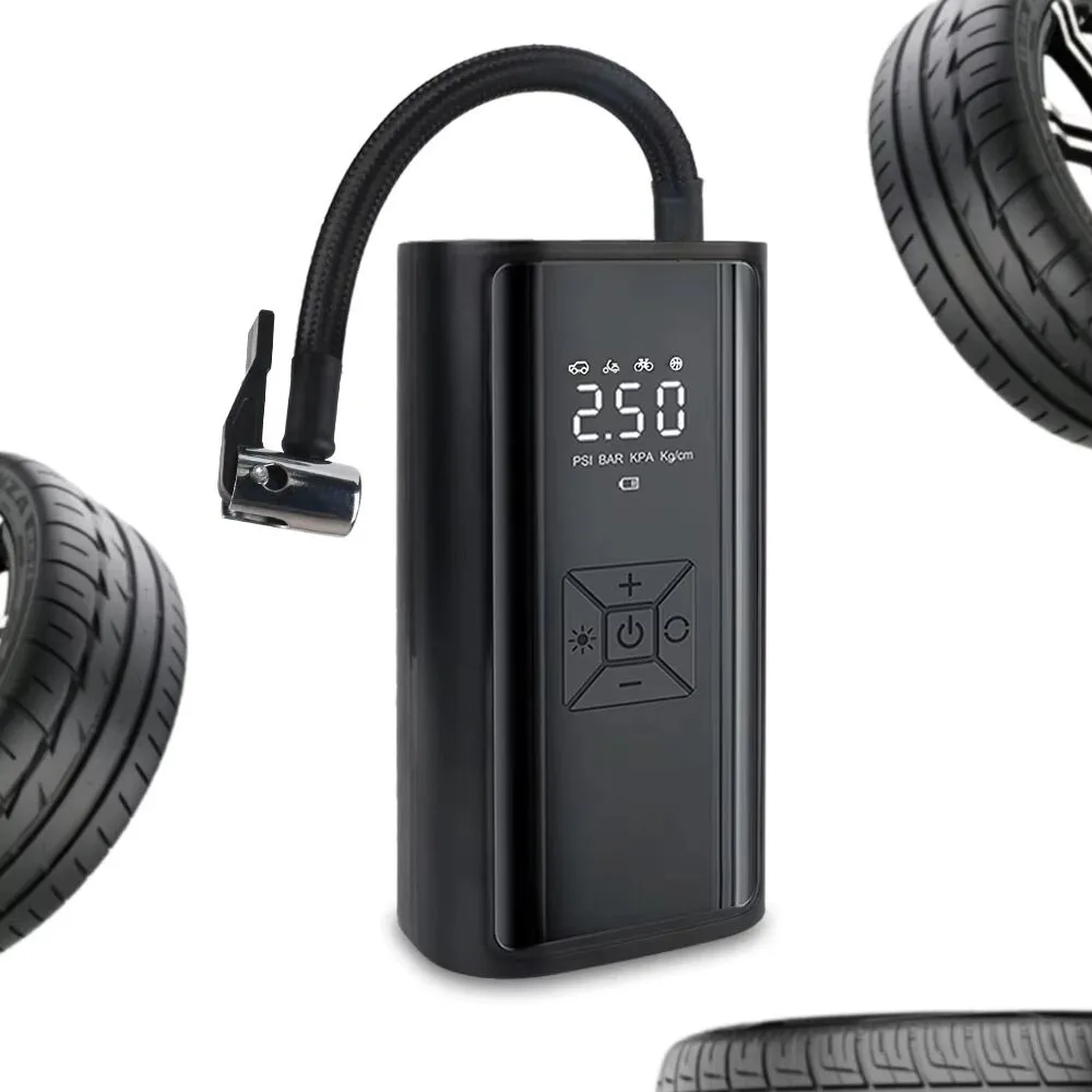 Bomba de Ar Portátil 150 PSI com Fio – Inflador Elétrico para Carros, Motos, Bicicletas e Bolas (Compacto e Rápido) 6 Sb385964d1c11466595221b74aeceeb581