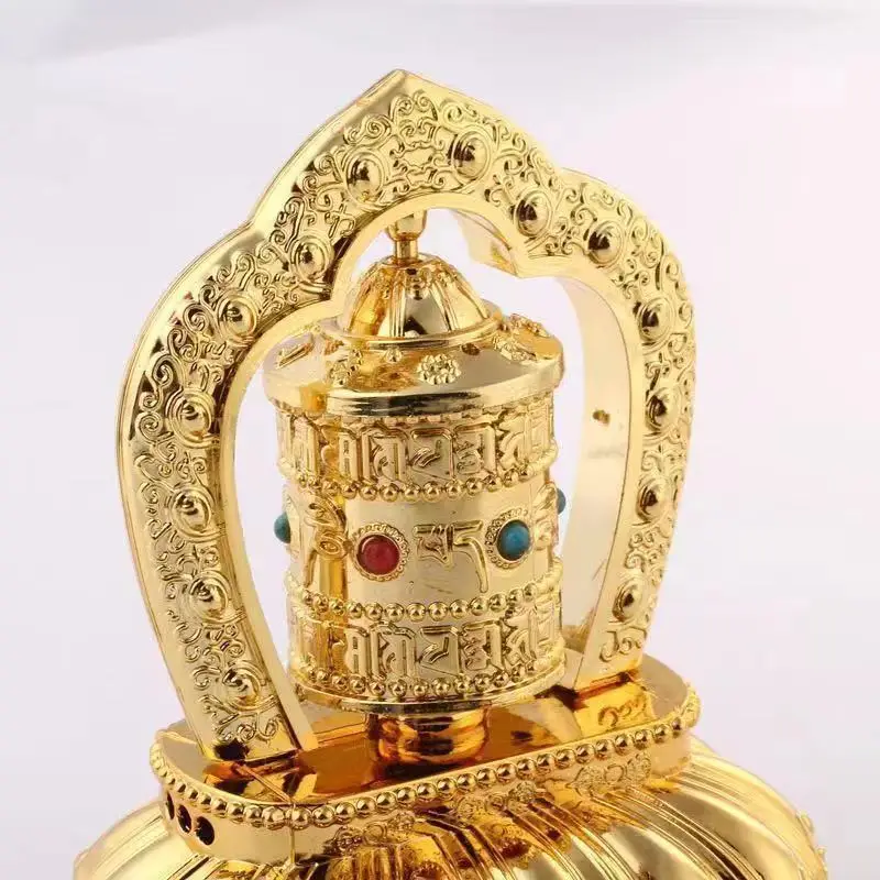 Solar Tibet Prayer Wheel ,Tibetan decorations, Buddhist Prayer scriptures Car Decorative Ornamen