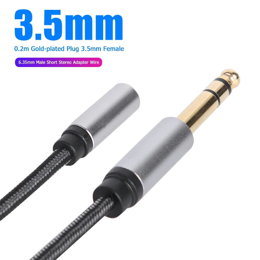3.5mm 1/8 ġ ׷   1/4 6.35mm  ÷  ũ ̺,  ͸   