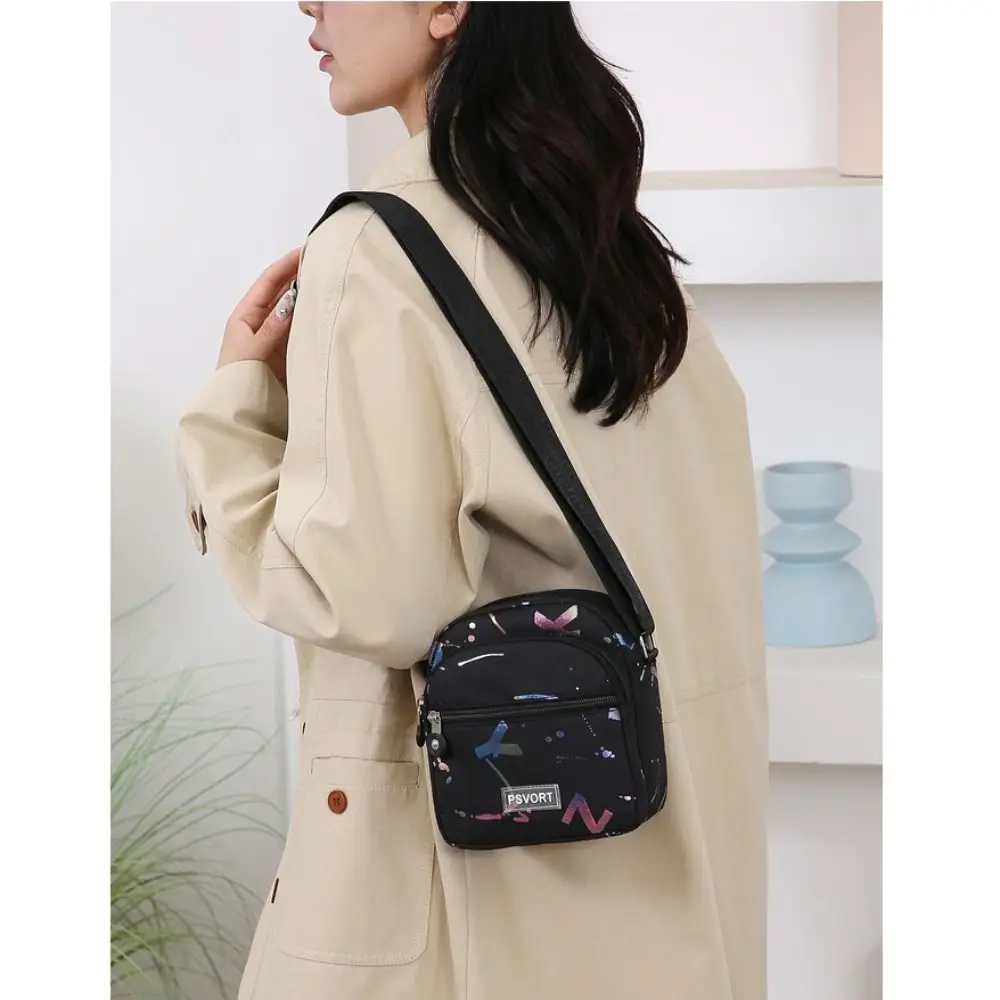 Borsa a tracolla Borsa a tracolla da donna causale Borsa in nylon multistrato Borse a tracolla da donna Borsa da madre a tracolla da donna - immagine 5