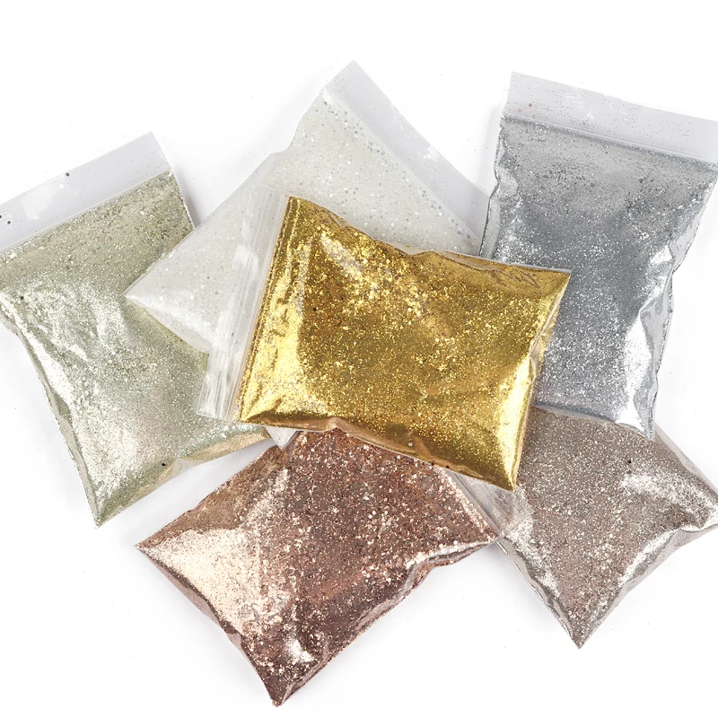 50g Mixed Resin Filling Glitter Sequins Filler For Epoxy Resin Mold Silicone Crafts DIY Jewelry Making Gold Silver Resin Pigment