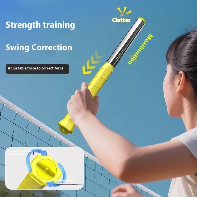 M Size Badminton Training Aid - Lightweight Portable Swing Force/Wrist Strength Generator for Correcting High Ball Posture 2
