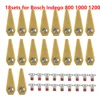 30set/18set Automatic Moving Machine Blade Anti-rust Lawn Mower Blade Stainless Steel Titanium Plating for Bosch Indego Lanmower 6