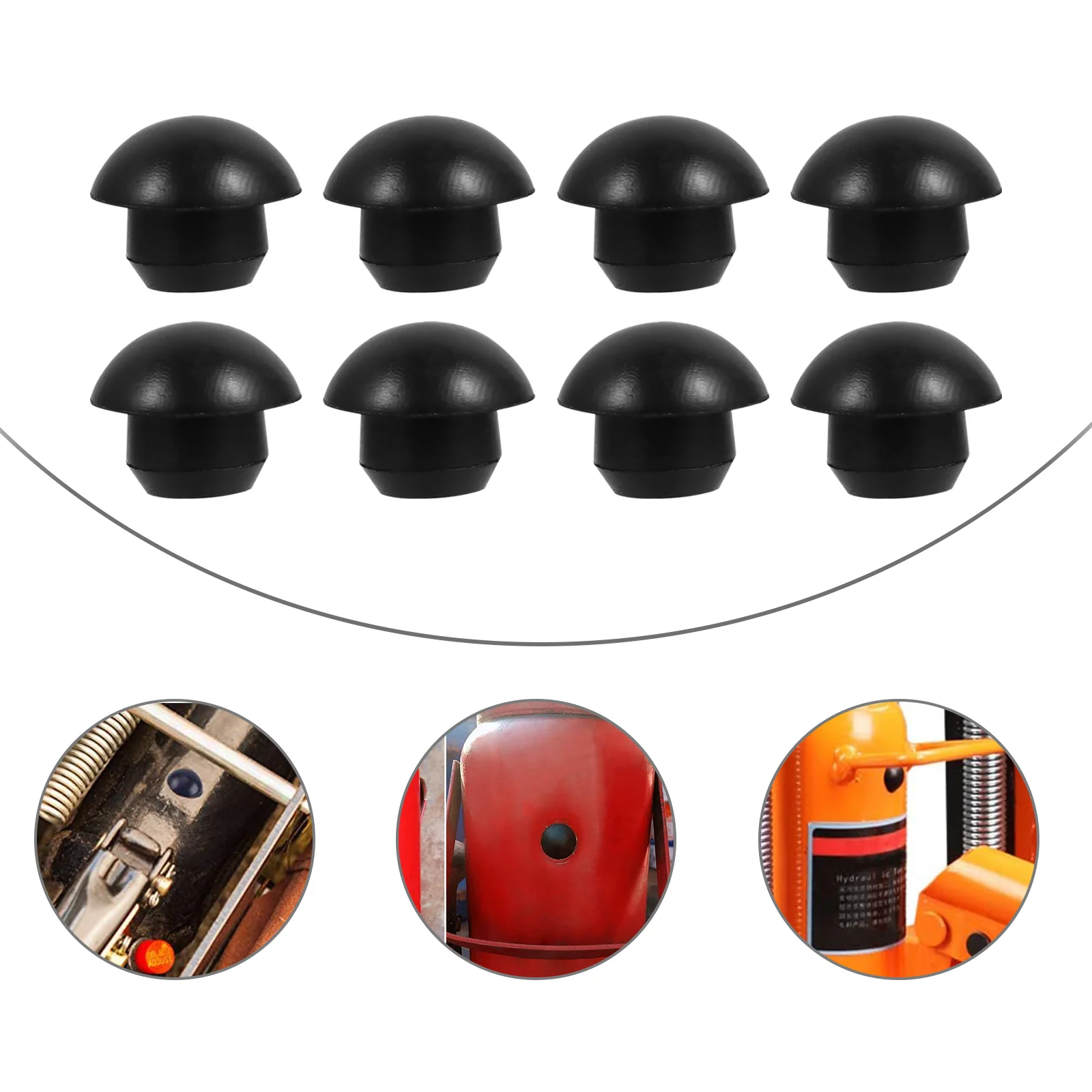 

Black Floor Jack Plugs Floor Jack Oil Filler Plugs Rubber Hydraulic Filler Bung Car Repair Tool Repair Horizontal Plug