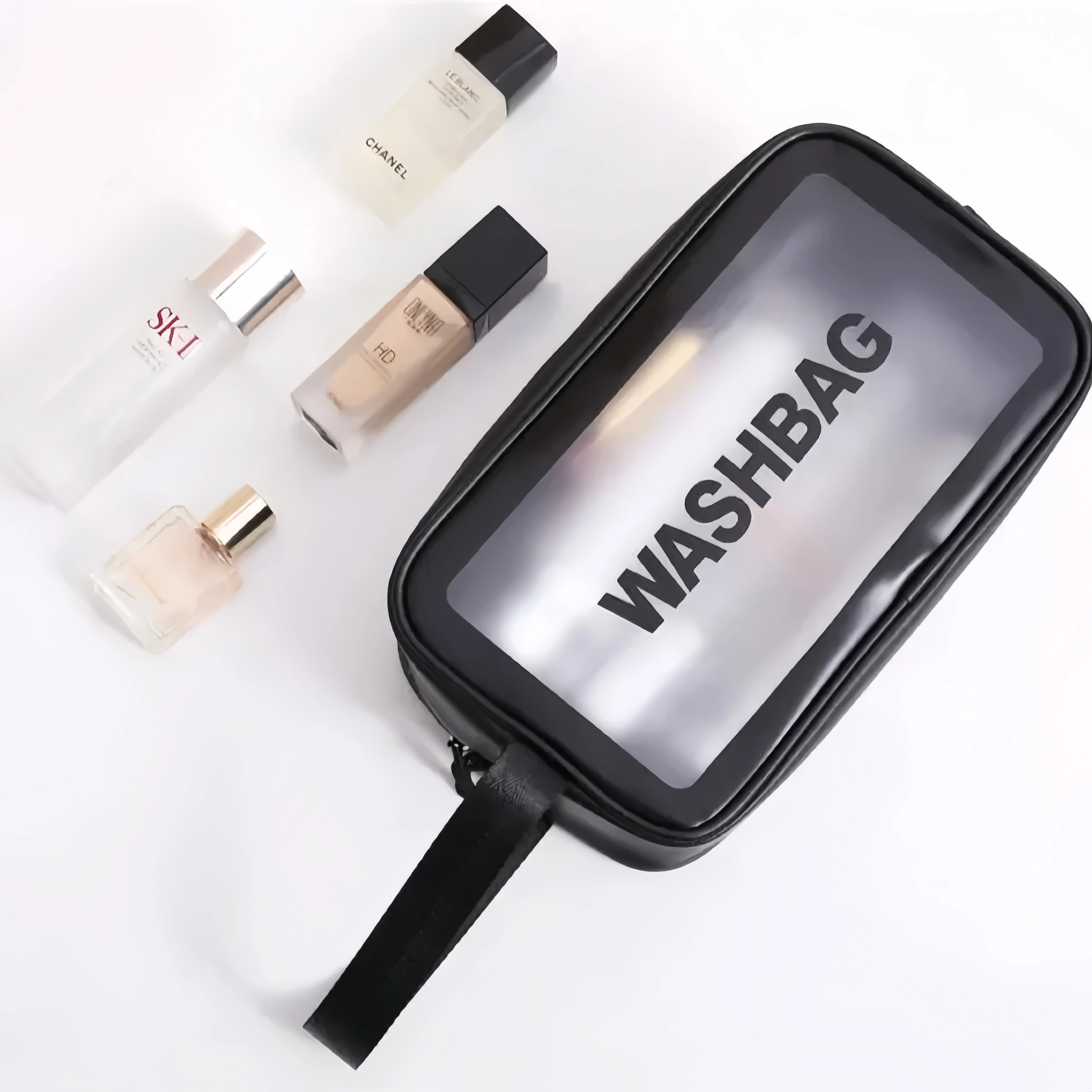 Toiletry Bag Portable Travel Female Transparent Waterproof Makeup Storage Pouch Large Capacity Cosmetic Organizer Women