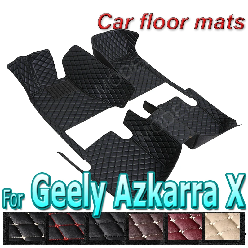 

Автомобильные напольные коврики для Geely Azkarra X 2022, индивидуальные автомобильные накладки для ног, аксессуары для интерьера