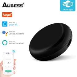 Aubess WiFi-IR Remote IR Control Hub Universal Smart Remote Controller For TV Air Conditioning Work With Alexa Google Assistant