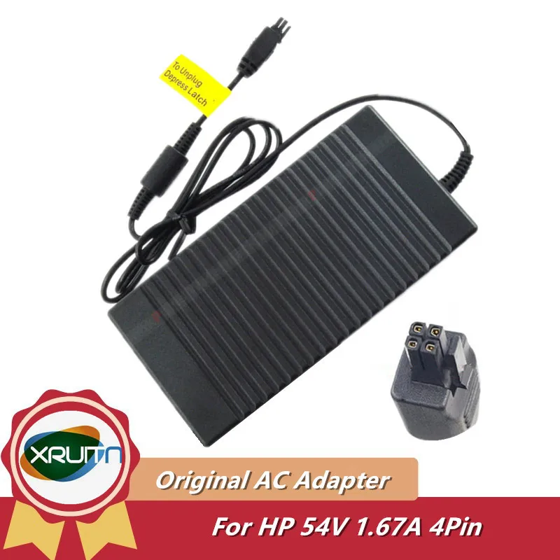 

1PCS New 54V 1.67A PA-1900-2P-LF AC Adapter For HP 5066-2164 5066-5569 PA-1900-2P2 JL383AABA Laptop HPE 2530 8G POE SWITCH J9774