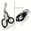 Multi-function Foldable Trauma Shears With Compatible Holster Heavy-Duty Emergency Shears Outdoor Camping Succour Scissors Tools 3