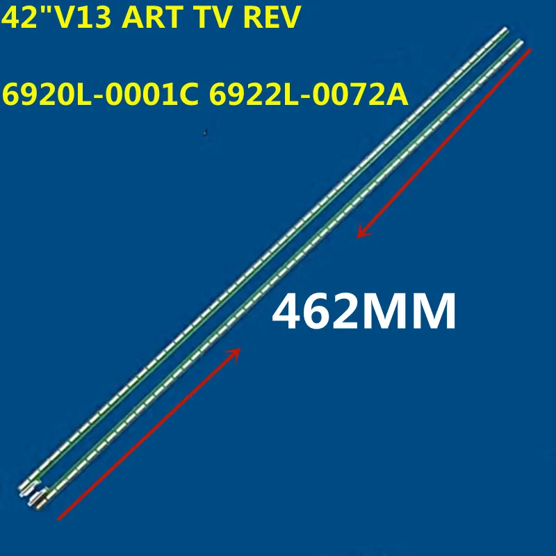 Striscia Led Da 462Mm 57 Lampade 42 "V13 Art Tv Rev 6920L-0001C 6922L-0072A Per 42 La6800 42 E700S 42 E750A 42 E760A 42 E800A 42 E5Chr 42 E82Rd