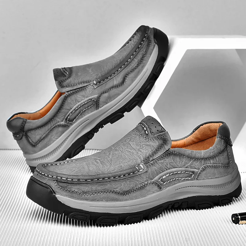 Mens Trainers Running Walking Shoes Lightweight Sports Outdoor Slip Comfy_voghion.com